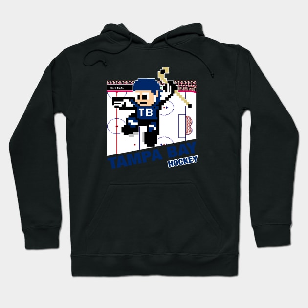 Tampa Bay Hockey 8 bit cartridge design Hoodie by MulletHappens